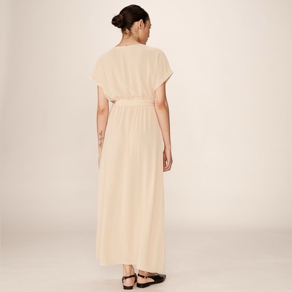Grace & Mila PAPILLON Maxi Dress in Beige - Picture 3 of 5